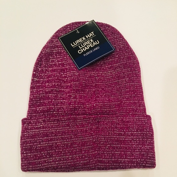 Unisex Basic Purple Beanie - Picture 2 of 4